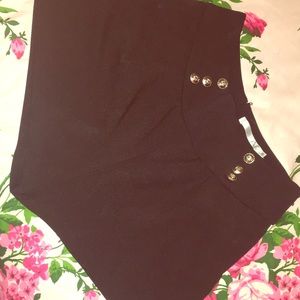 Black fancy shorts